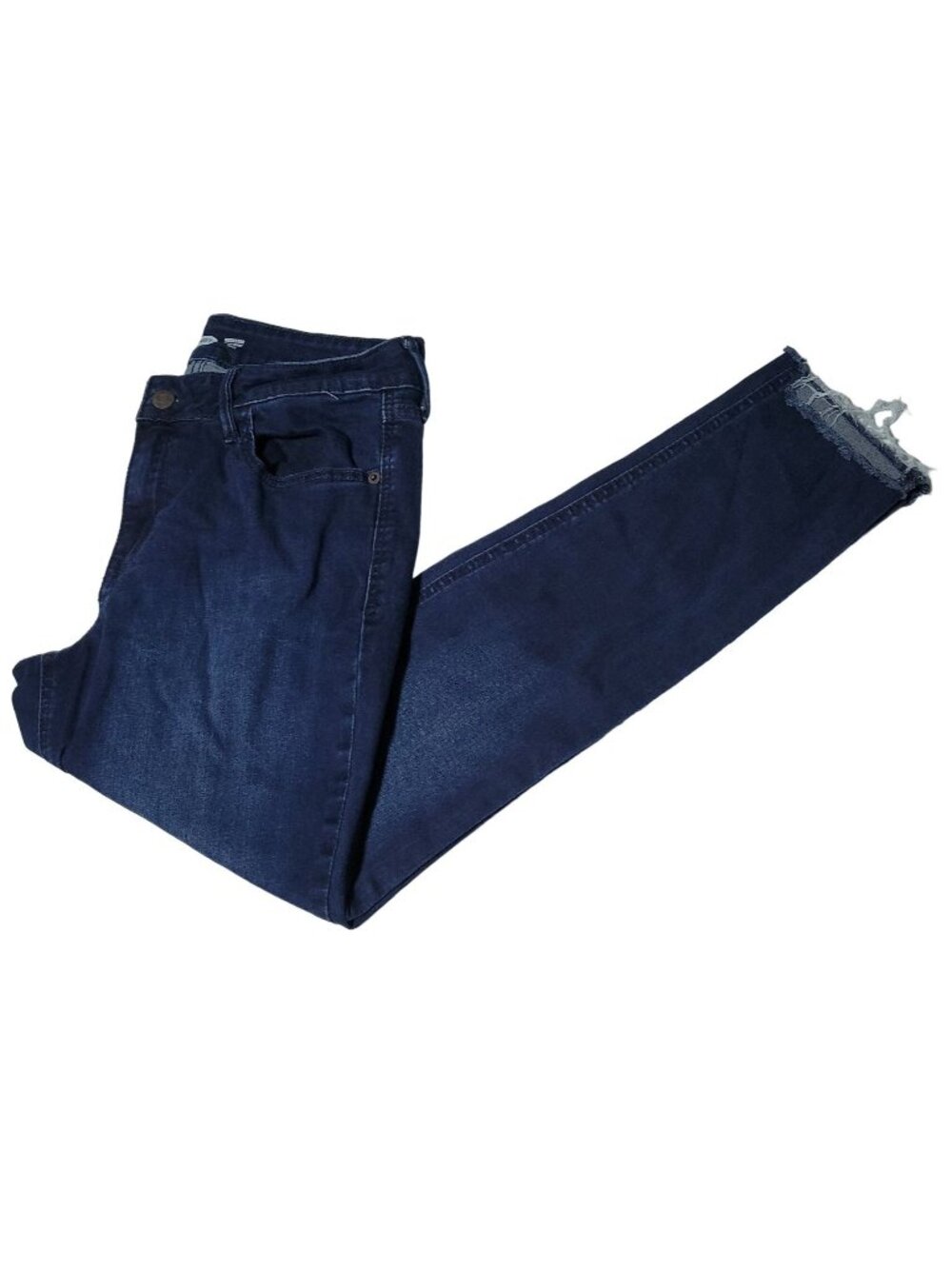 Old Navy Rockstar Jeans Womens Size 10 Super Skinny Ankle Mid Rise Dark Wash
